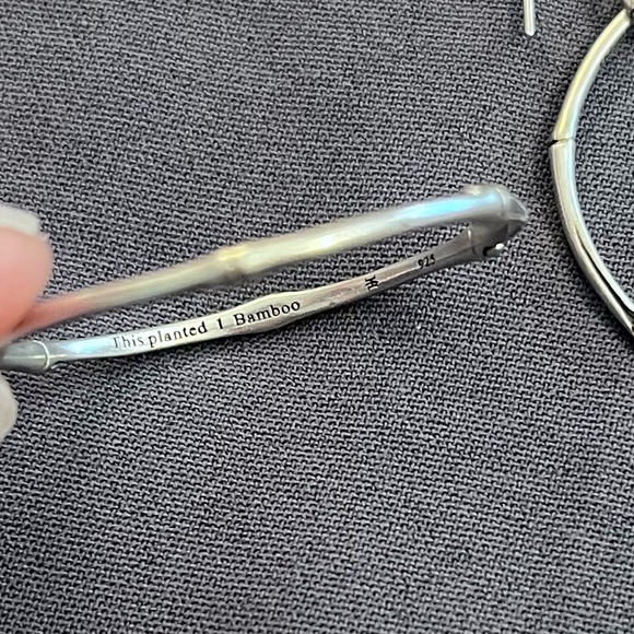 John Hardy Bamboo Hoop Earrings - Picture 2 of 2